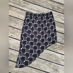 O'Neill Black and Cream Patterned Skirt